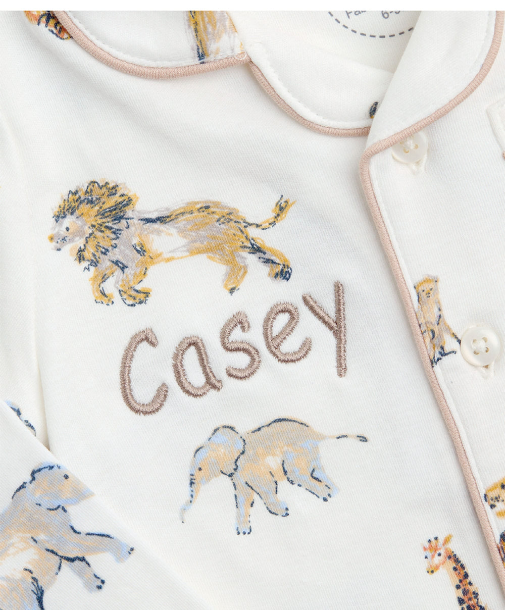 Mamas &amp; Papas Pyjamas &amp; Nightwear Safari Jersey Pyjama Set