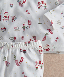Mamas & Papas Pyjamas & Nightwear Santa Christmas Print Pyjamas