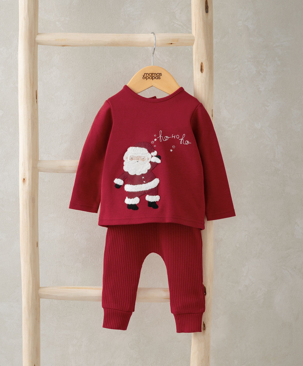 Mamas &amp; Papas Pyjamas &amp; Nightwear Santa Pyjamas
