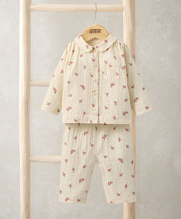 Mamas & Papas Pyjamas & Nightwear Woven Rose Pyjamas