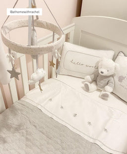 Mamas & Papas Quilts & Coverlets Grey Quilt (2.5 Tog) - Welcome to the World Elephant