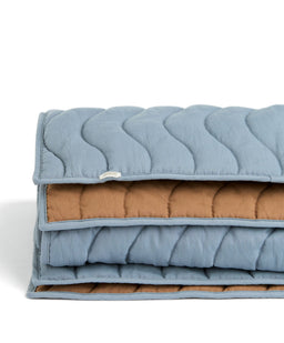 Mamas & Papas Quilts & Coverlets Quilt (3 Tog) - Blue Mustard Wave