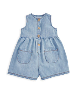 Mamas & Papas Rompers Chambray Romper