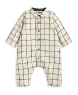 Mamas & Papas Rompers Check Romper