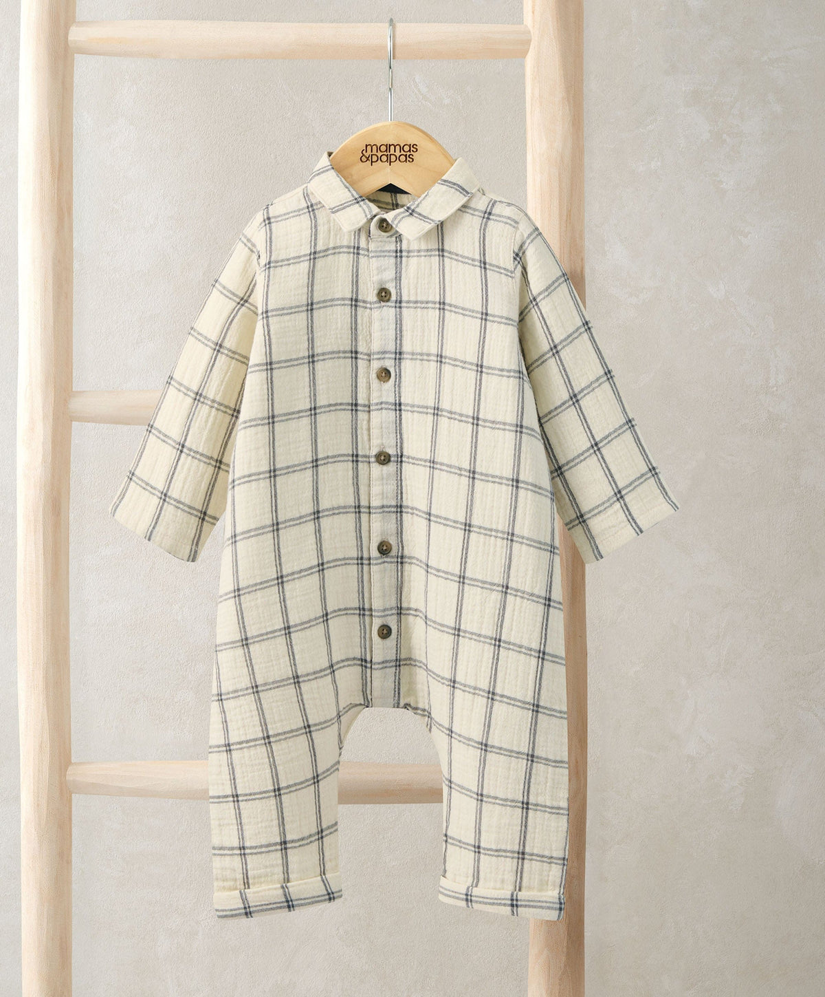 Mamas & Papas Rompers Check Romper
