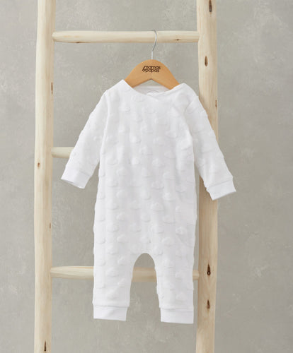 Mamas & Papas Rompers Cloud Jacquard Wrap Romper