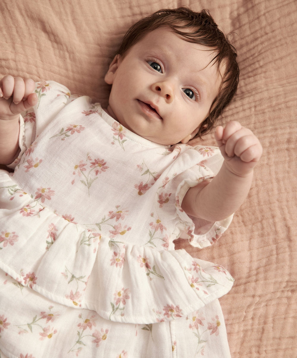 Mamas &amp; Papas Rompers Daisy Peplum Shortie Romper