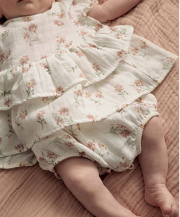 Mamas & Papas Rompers Daisy Peplum Shortie Romper