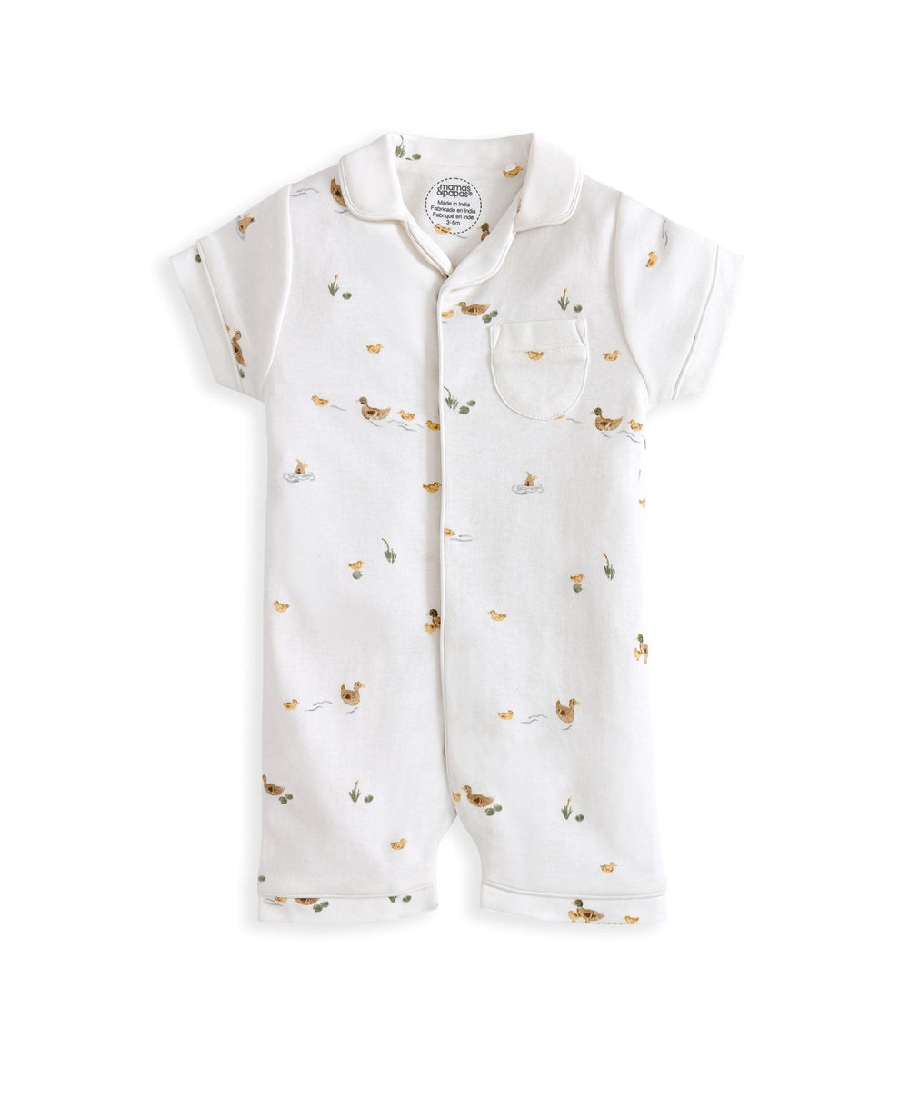 Mamas &amp; Papas Rompers Duckling Romper