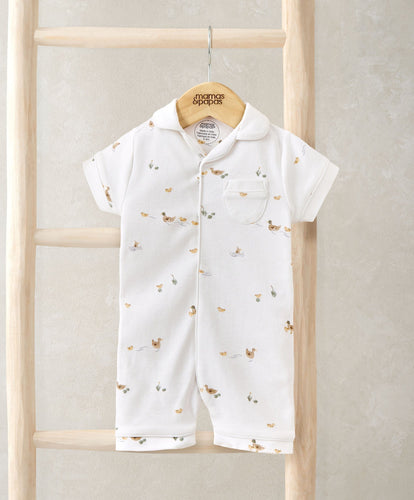 Mamas & Papas Rompers Duckling Romper