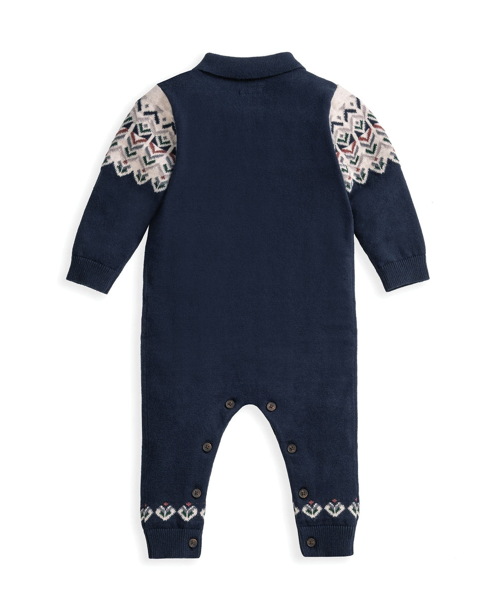 Mamas &amp; Papas Rompers Fairisle Knitted Romper