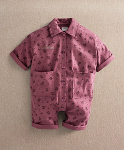 Mamas & Papas Rompers Floral Boiler Suit Romper