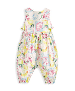 Mamas & Papas Rompers Floral Lemon Romper
