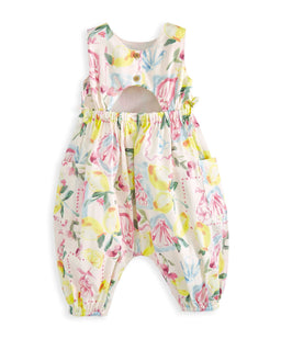 Mamas & Papas Rompers Floral Lemon Romper