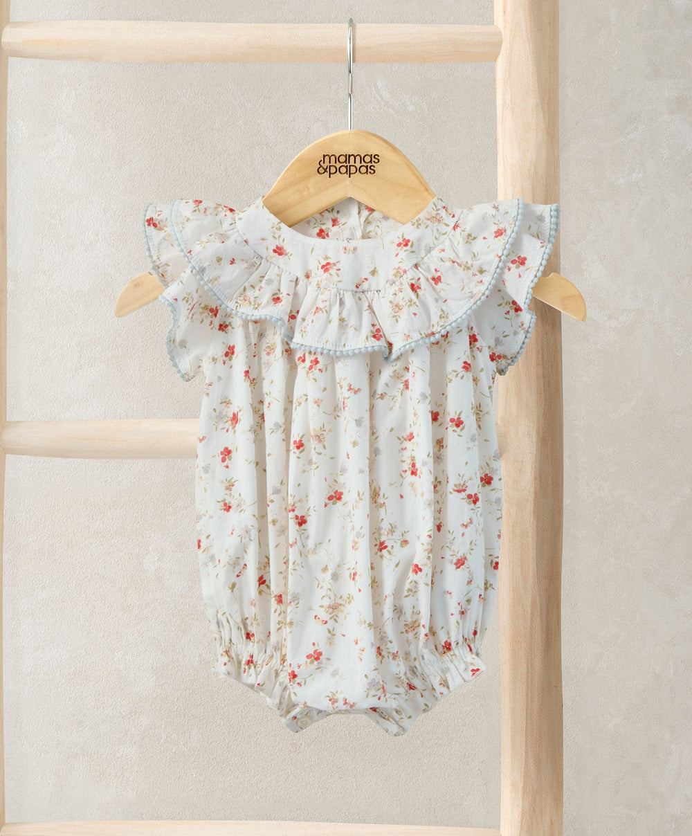 Mamas &amp; Papas Rompers Floral Romper
