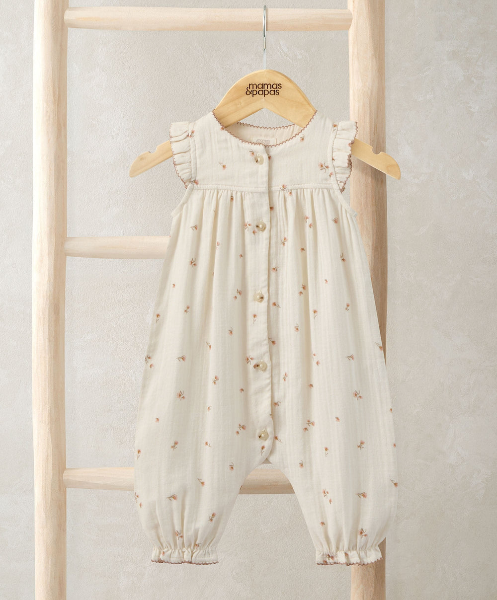 Mamas &amp; Papas Rompers Frill Shoulder Romper