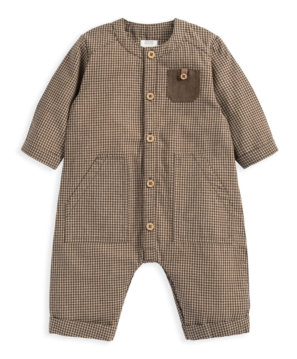 Mamas &amp; Papas Rompers Gingham Romper