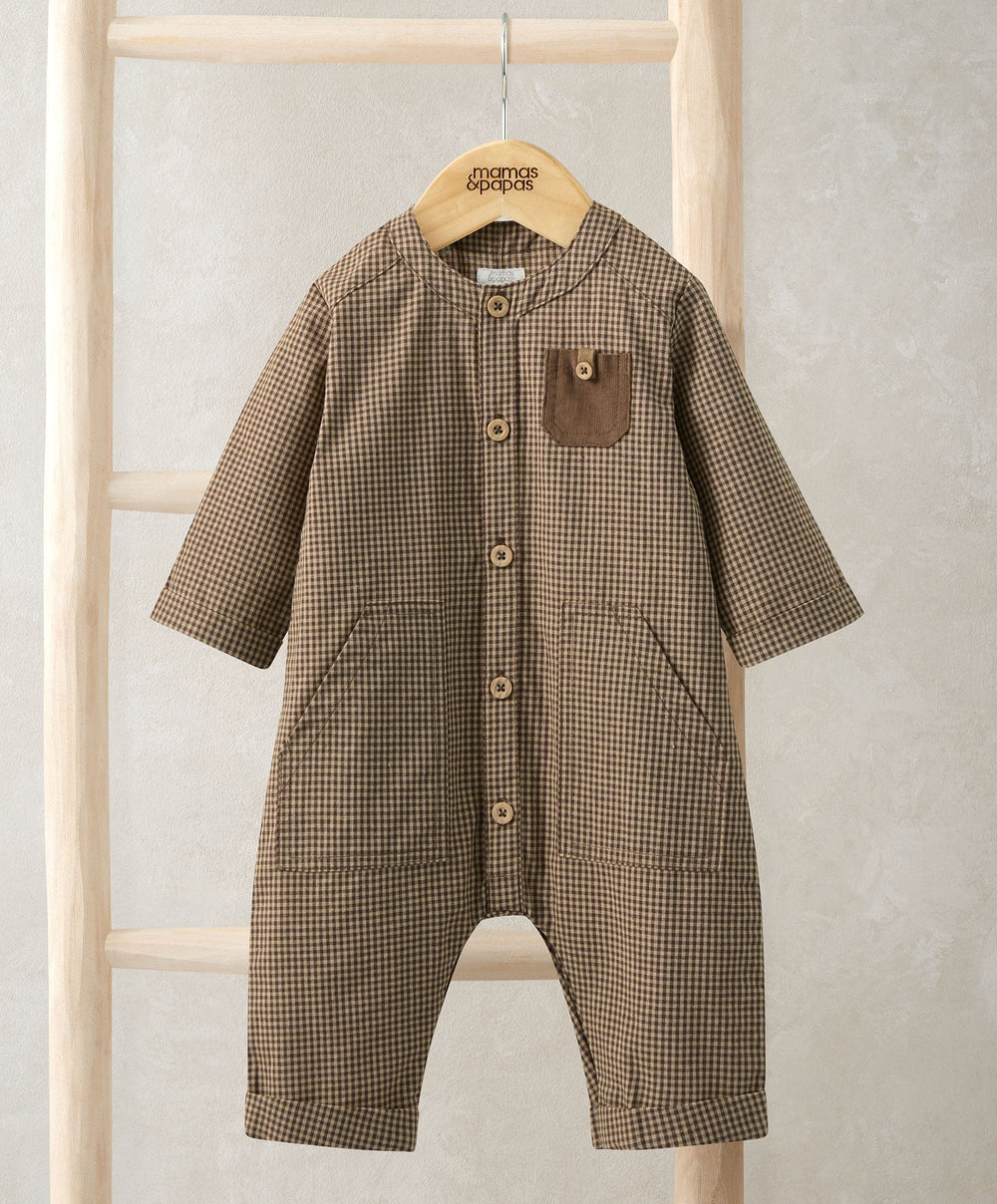 Mamas &amp; Papas Rompers Gingham Romper
