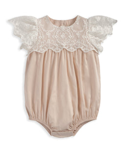 Mamas & Papas Rompers Lace Bodice Romper