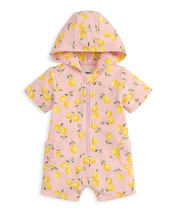Mamas & Papas Rompers Lemon Print Towel Romper