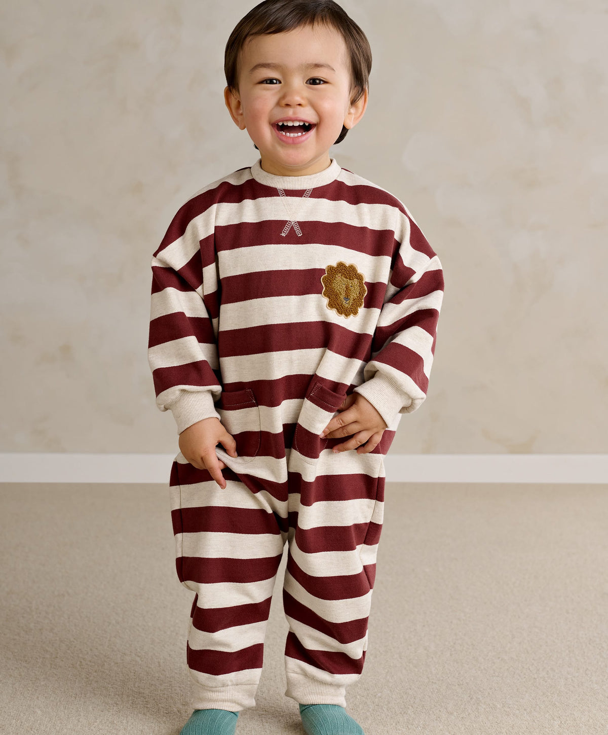 Mamas & Papas Rompers Lion Stripe Romper