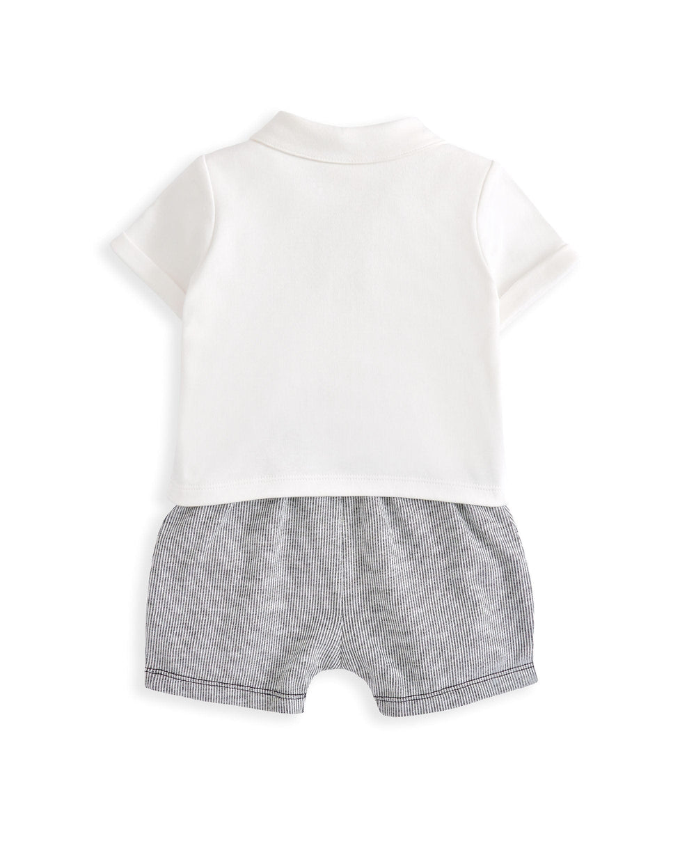 Mamas &amp; Papas Rompers Mock Suit Romper