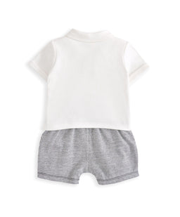 Mamas & Papas Rompers Mock Suit Romper