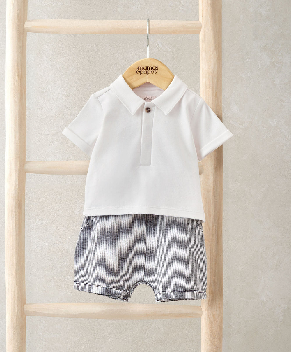 Mamas &amp; Papas Rompers Mock Suit Romper