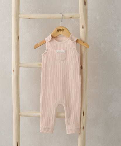 Mamas & Papas Rompers Organic Ribbed Romper - Pink
