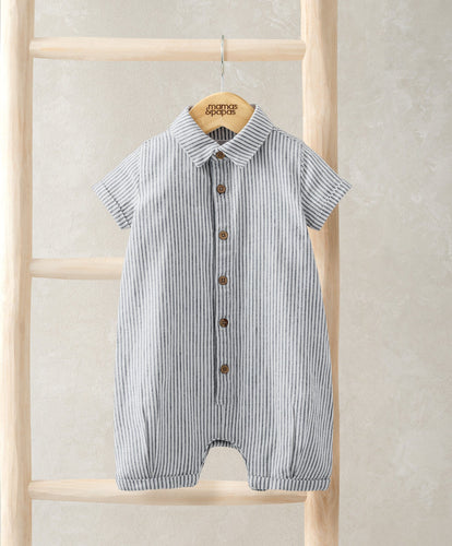Mamas & Papas Rompers Pinstripe Romper