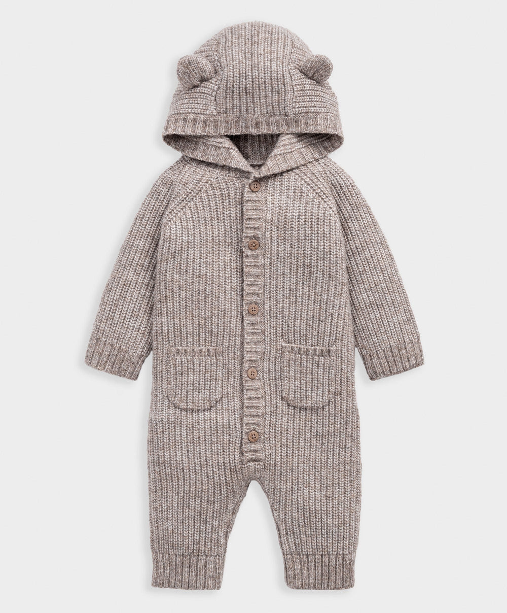 Mamas &amp; Papas Rompers Ribbed Knitted Romper