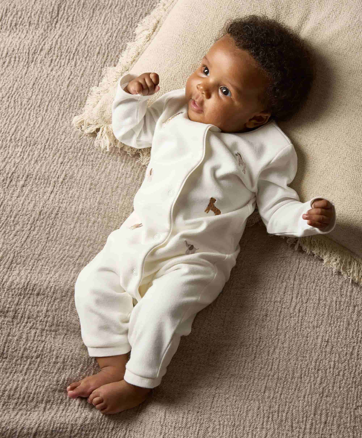 Safari Embroided Romper | Baby Clothing – Mamas & Papas IE