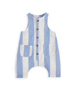 Mamas & Papas Rompers Slouchy Striped Romper