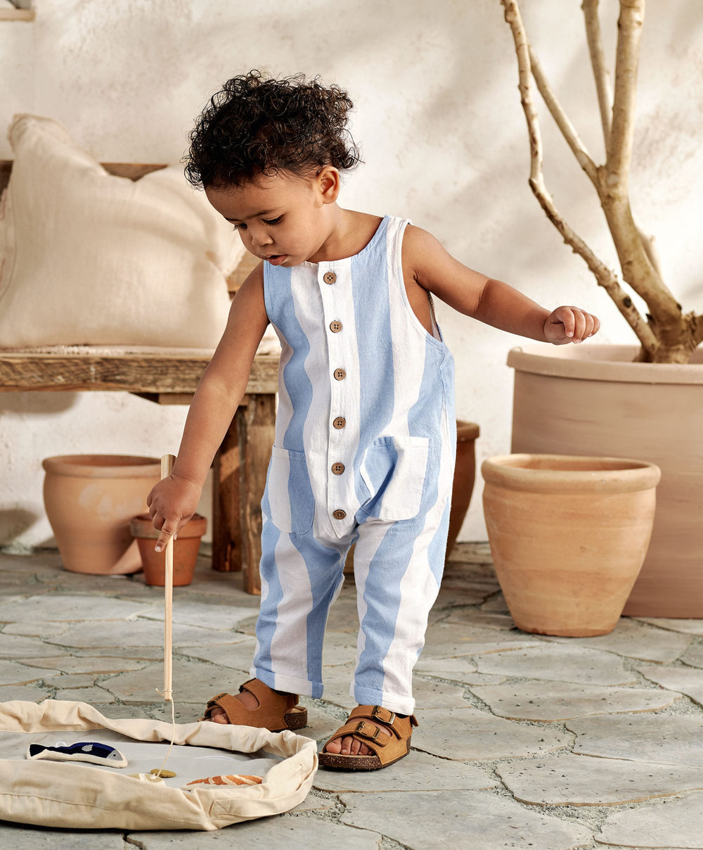 Mamas &amp; Papas Rompers Slouchy Striped Romper