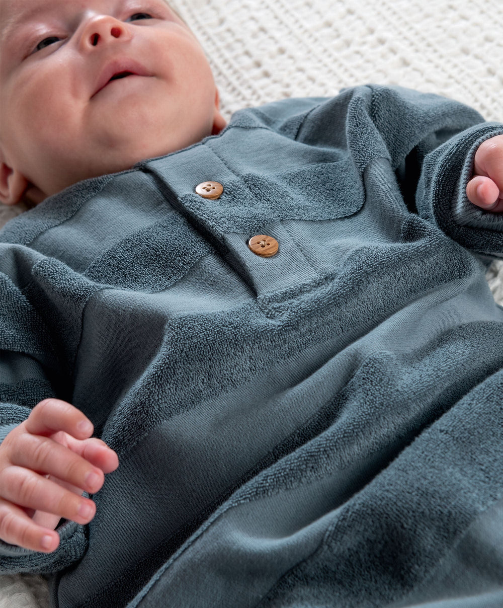 Mamas &amp; Papas Rompers Striped Romper – Blue