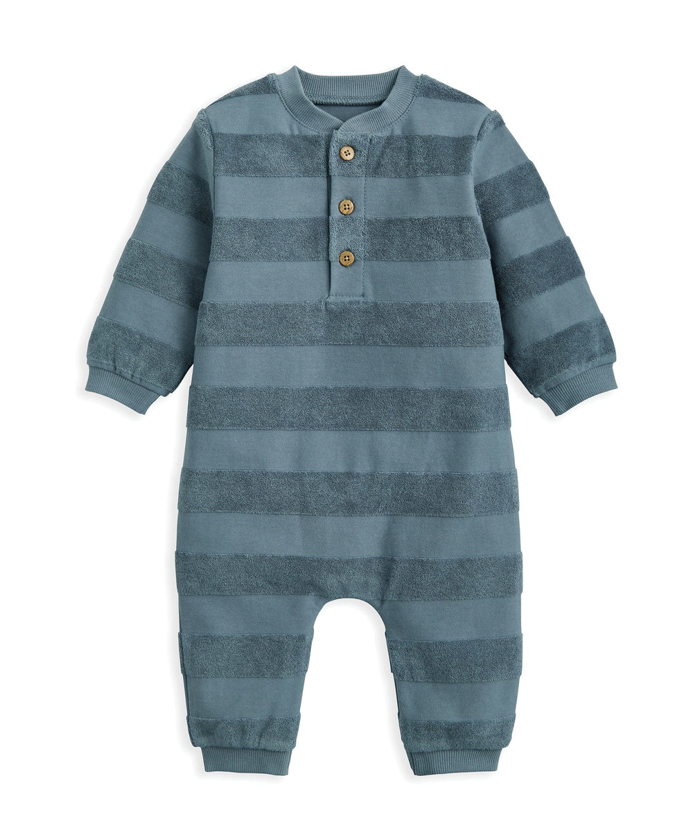Mamas &amp; Papas Rompers Striped Romper – Blue