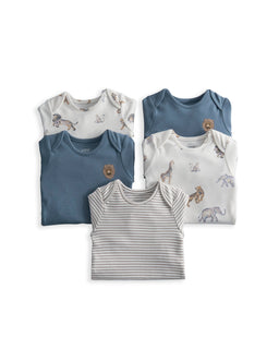 Mamas & Papas Safari Adventures Bodysuits (Pack of 5)