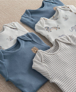 Mamas & Papas Safari Adventures Bodysuits (Pack of 5)
