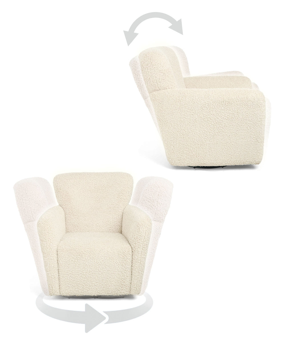 Mamas &amp; Papas Settle Nursing Chair - Snow Teddy