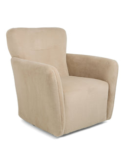 Mamas & Papas Settle Nursing Chair & Stool - Almond Sherpa