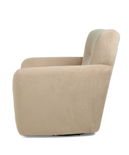 Mamas & Papas Settle Nursing Chair & Stool - Almond Sherpa