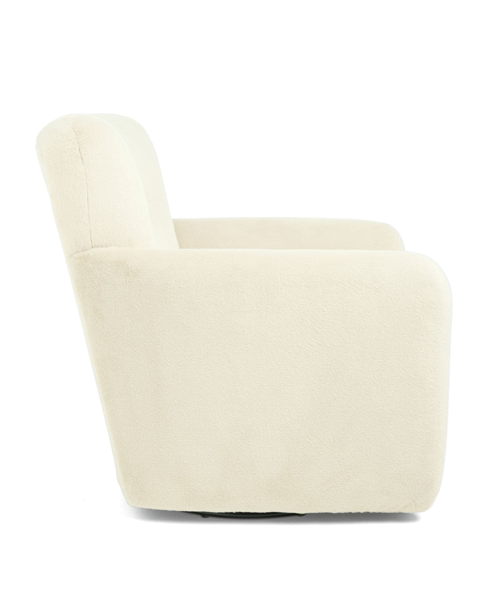 Mamas &amp; Papas Settle Nursing Chair &amp; Stool - Feather Sherpa