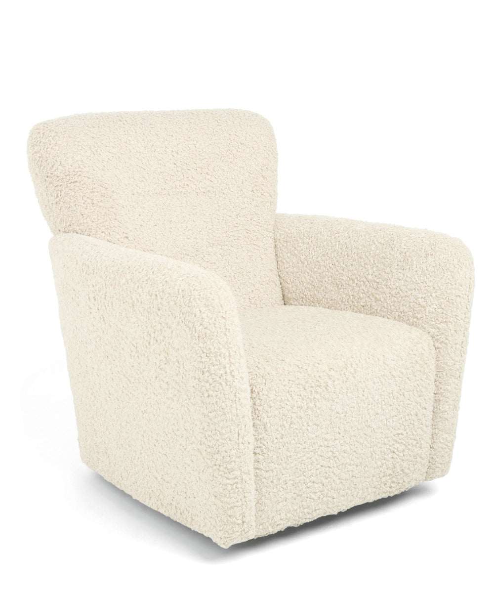 Mamas &amp; Papas Settle Nursing Chair &amp; Stool - Snow Teddy