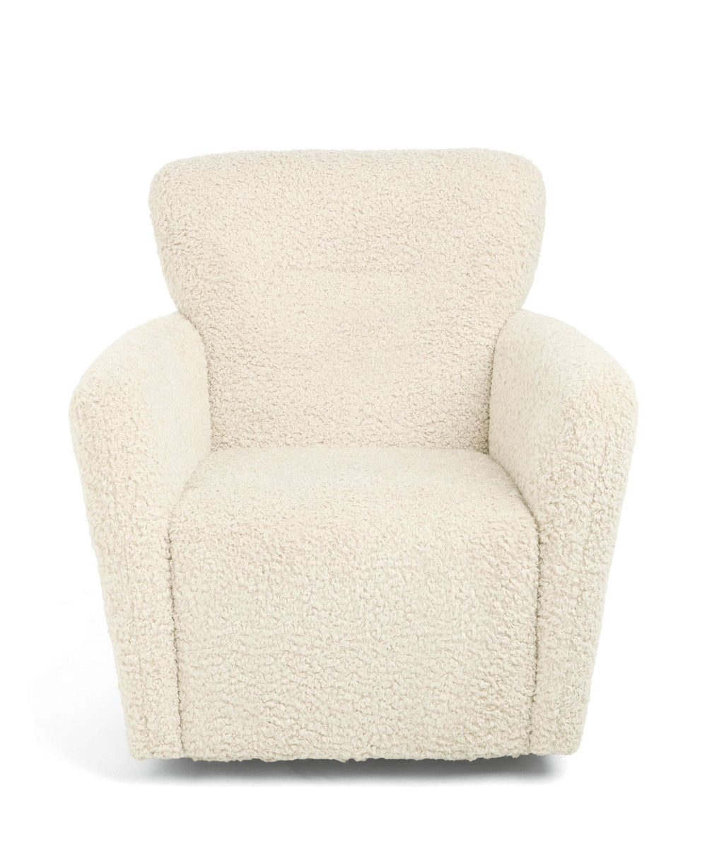 Mamas &amp; Papas Settle Nursing Chair &amp; Stool - Snow Teddy