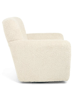 Mamas & Papas Settle Nursing Chair & Stool - Snow Teddy