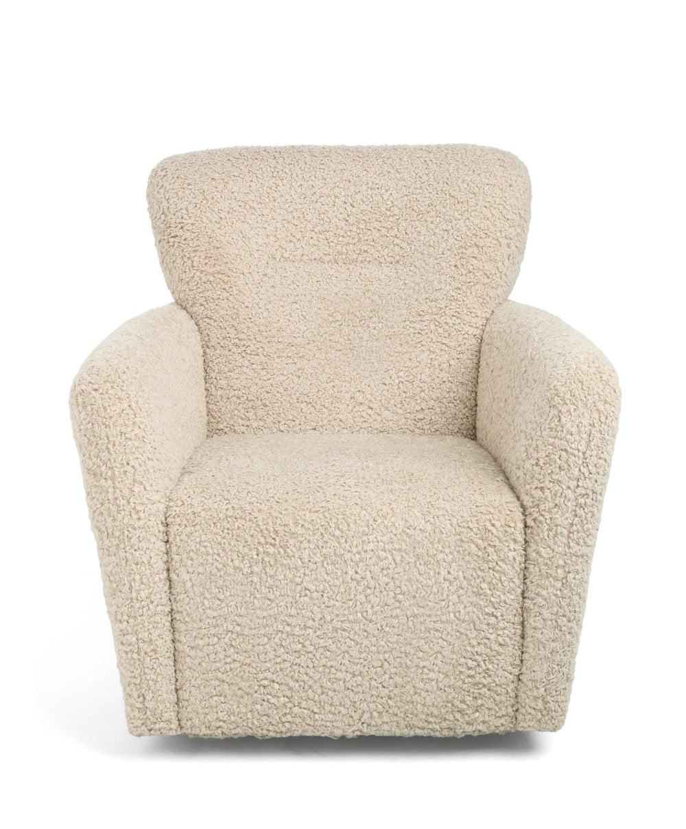 Mamas &amp; Papas Settle Swivel Nursing Chair &amp; Stool - Biscuit Teddy