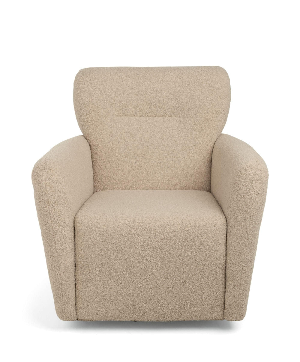 Mamas &amp; Papas Settle Swivel Nursing Chair  &amp; Stool - Oatmeal Boucle