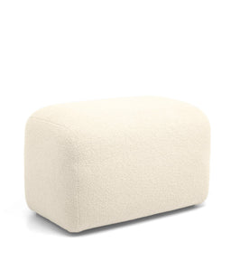 Mamas & Papas Settle Swivel Nursing Chair & Stool - Off White Boucle
