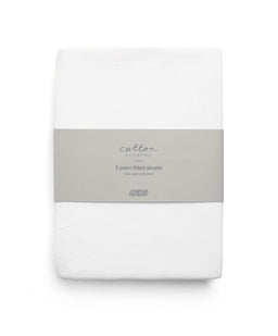 Mamas & Papas Sheets Carrycot/Large Moses Fitted Sheets (2 pack)