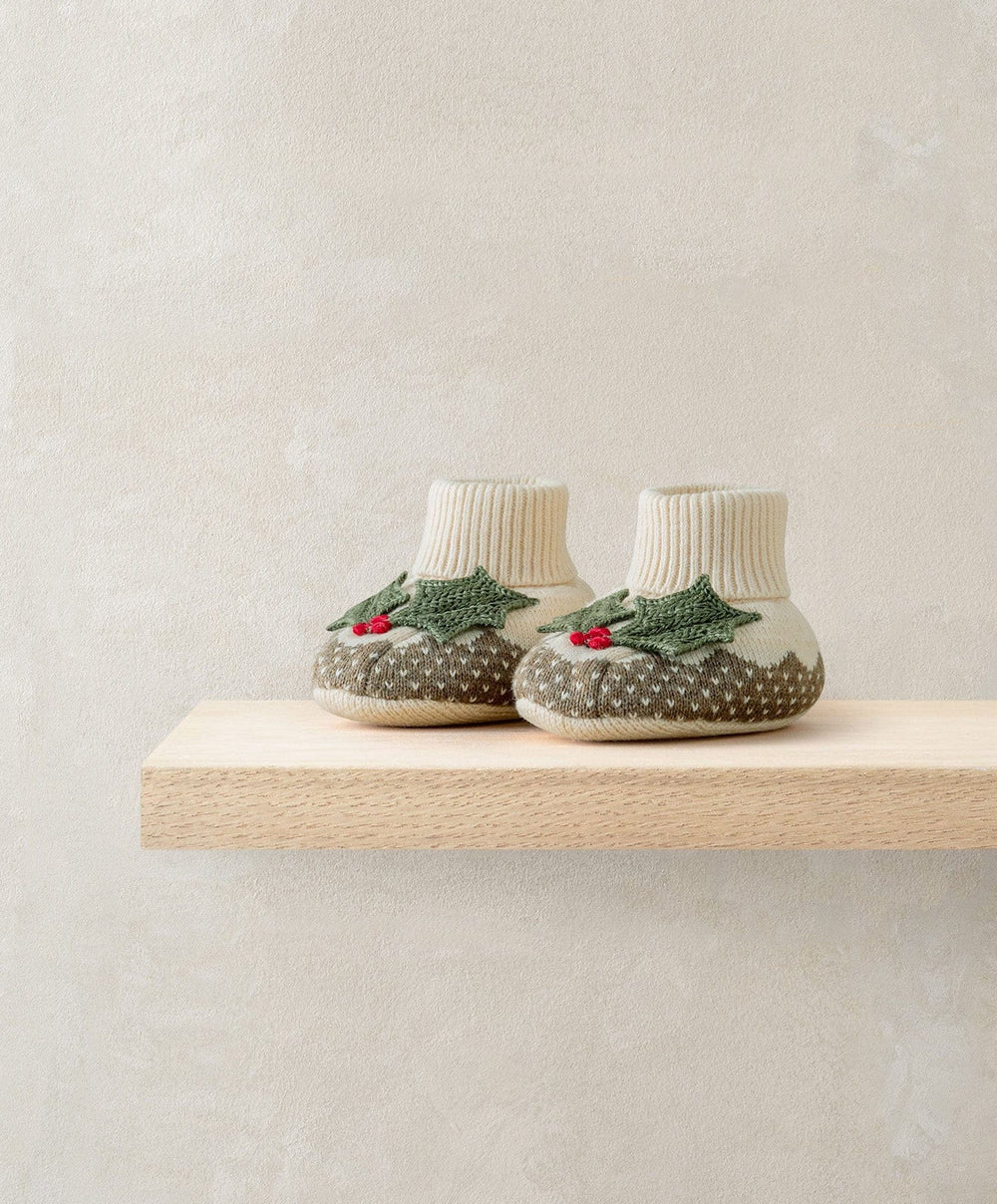 Mamas &amp; Papas Shoes &amp; Booties Christmas Pudding Booties